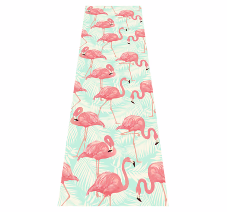 Covor vinil animal flamingo roz desenat - TenStickers