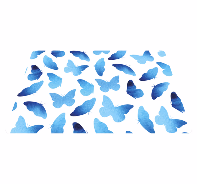 Covor vinil animal fluturi pictați - TenStickers