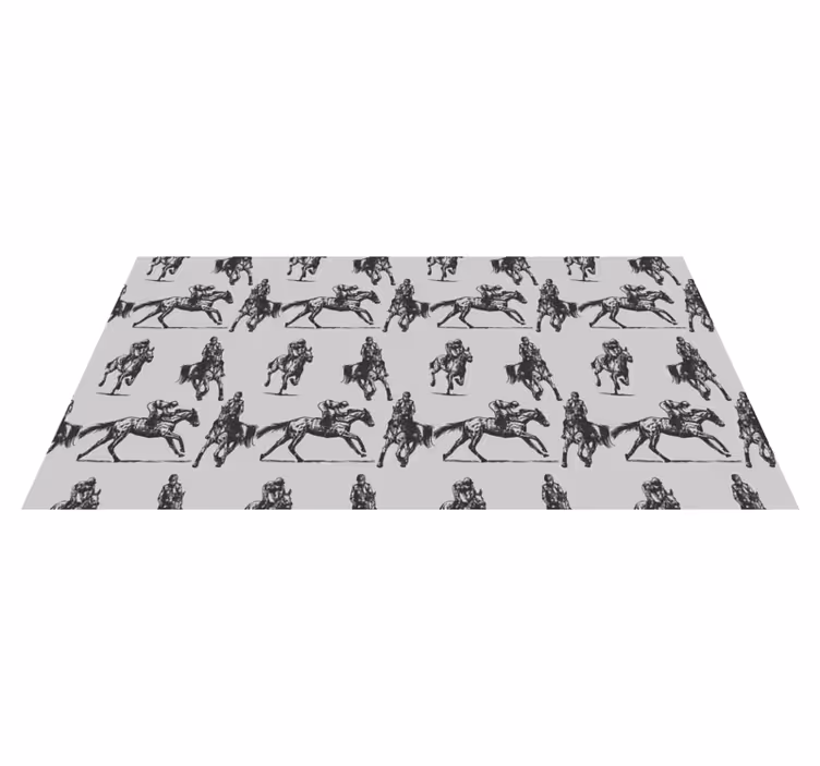 Covor vinil animal cai vestici gri - TenStickers