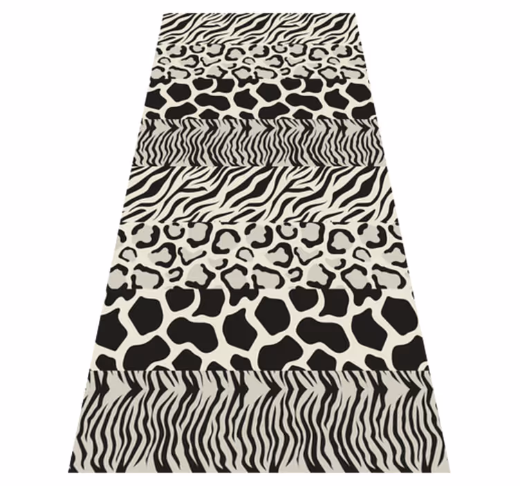 Covor vinil animal cu patru modele diferite - TenStickers