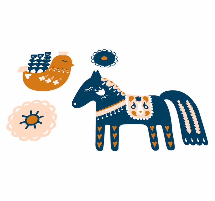 Covor vinil animal animal popular colorat - TenStickers