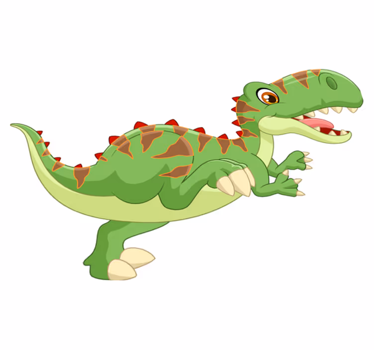 Covor vinil animal personaj dinozaur prietenos - TenStickers