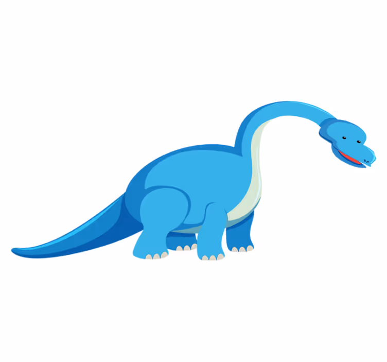 Covor vinil animal figurina dinozaur drăguț - TenStickers
