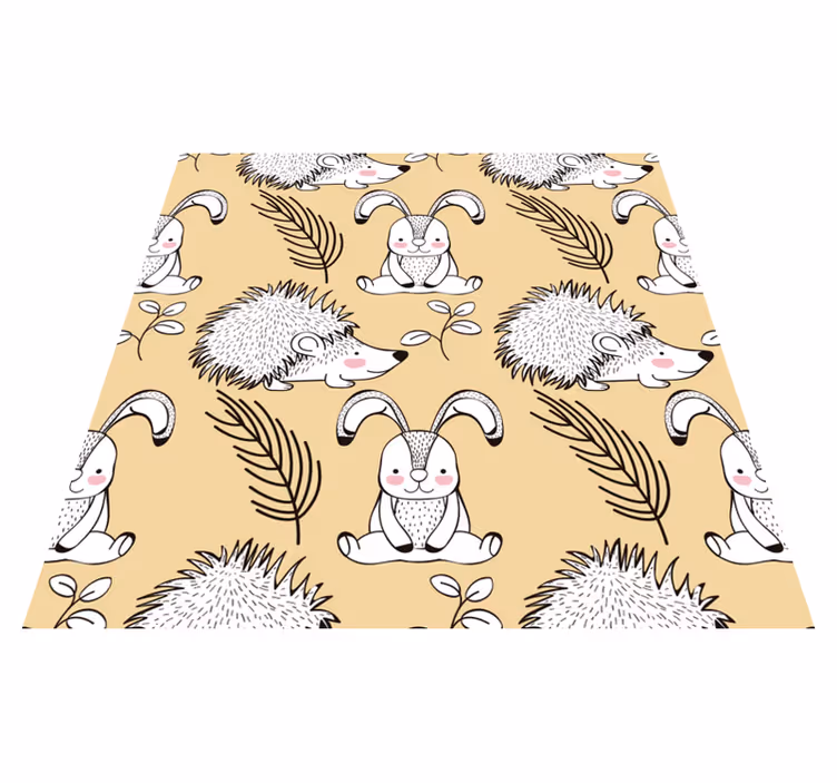 Covor vinil animal cu modele drăguțe de animale - TenStickers