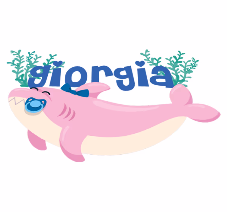 Covor vinil animal design rechin fericit - TenStickers