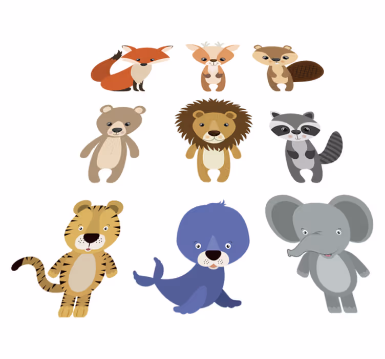 Covor vinil animal pentru decorare interioară - TenStickers