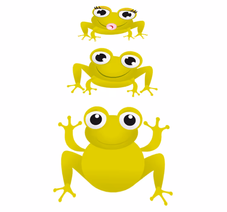 Covor vinil animal broațe țestoase mici - TenStickers