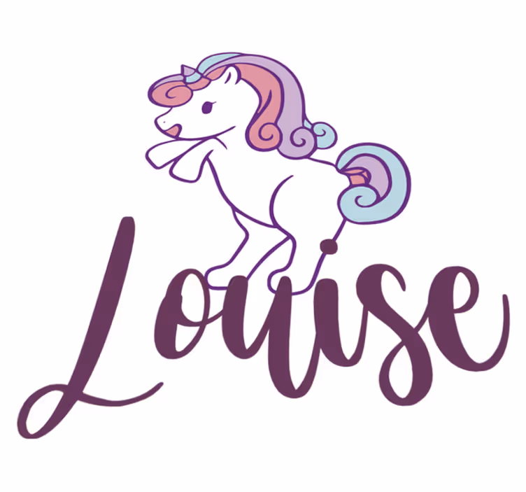 Covor vinil animal unicorn amuzant mic - TenStickers