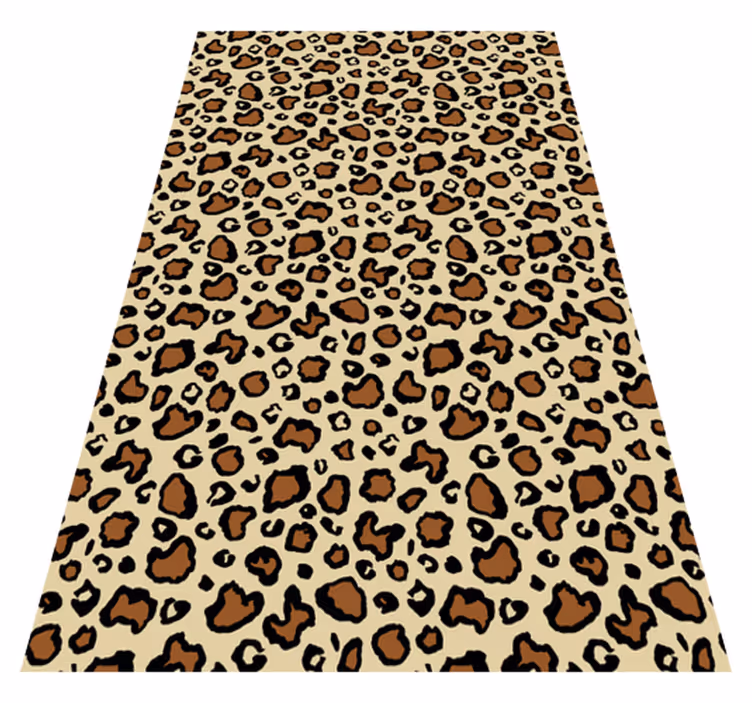 Covor vinil animal imprimeu leopard clasic - TenStickers