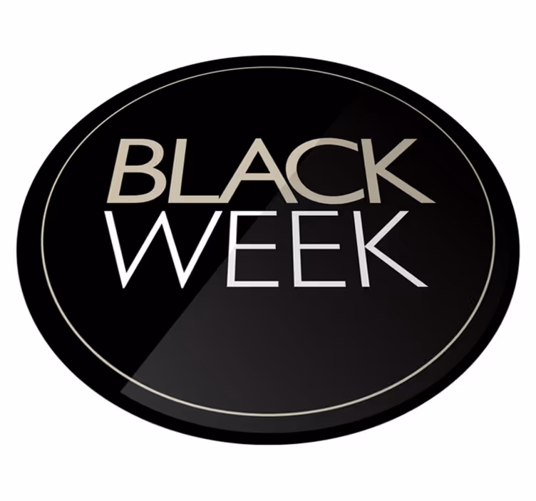 Covor din vinil de black friday promo săptămâna neagră - TenStickers