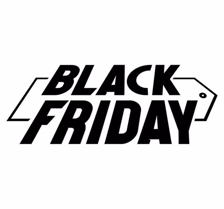 Covor din vinil de black friday font cursiv modern - TenStickers