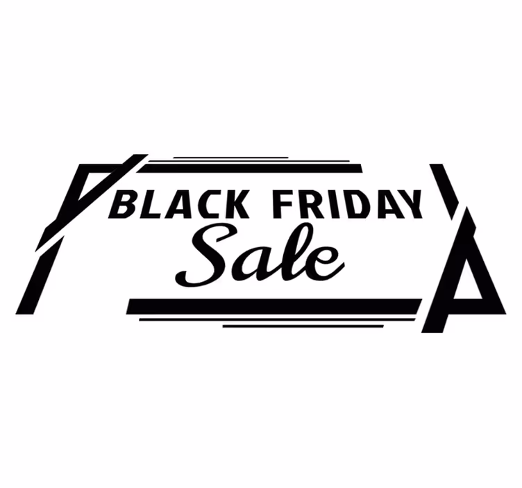 Covor din vinil de black friday ofertă în cutie - TenStickers