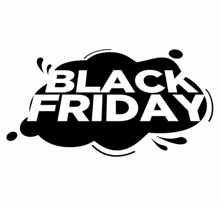 Covor din vinil de black friday strop de vopsea - TenStickers