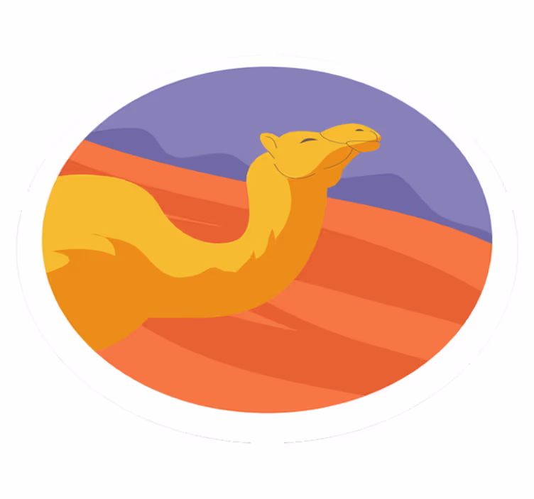 Covor vinil animal din deșert - TenStickers