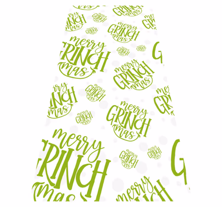 Covor vinil crăciun design original grinchmas - TenStickers