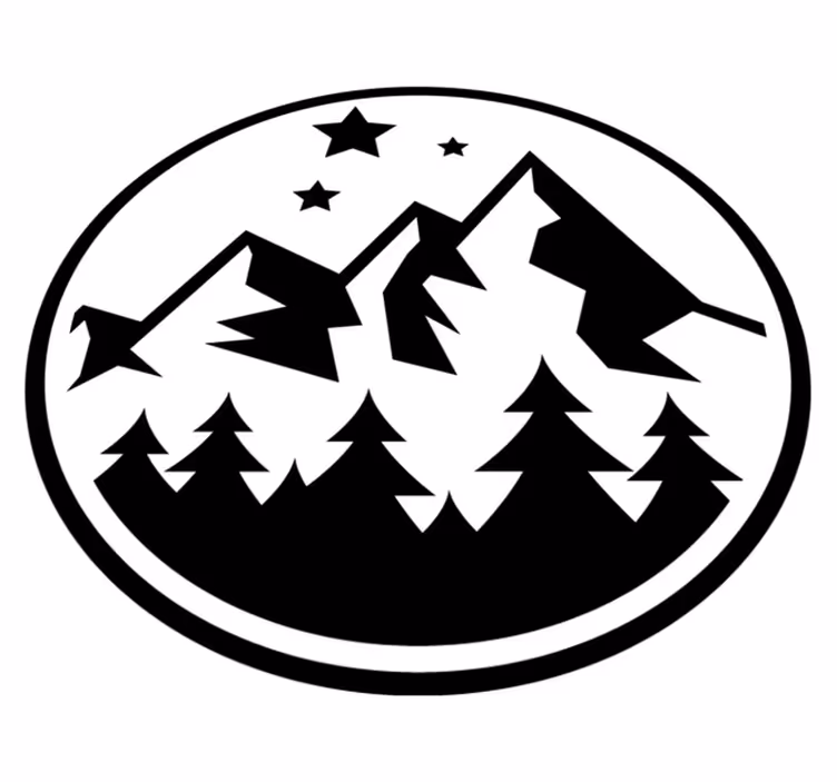 Covor vinil flori și plante peisaj montan - TenStickers