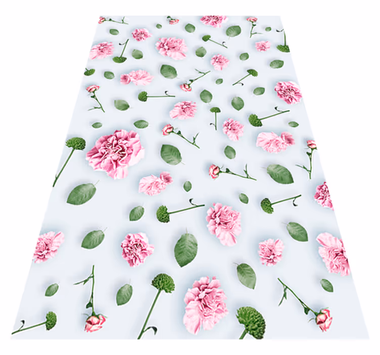 Covor vinil flori și plante flori și plante - TenStickers