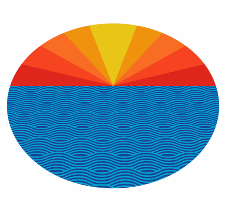 Covor vinil dormitor apus vintage - TenStickers