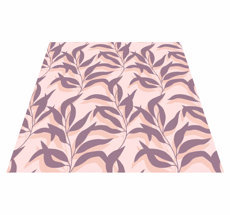 Covor vinil flori și plante design palma tropical blush - TenStickers