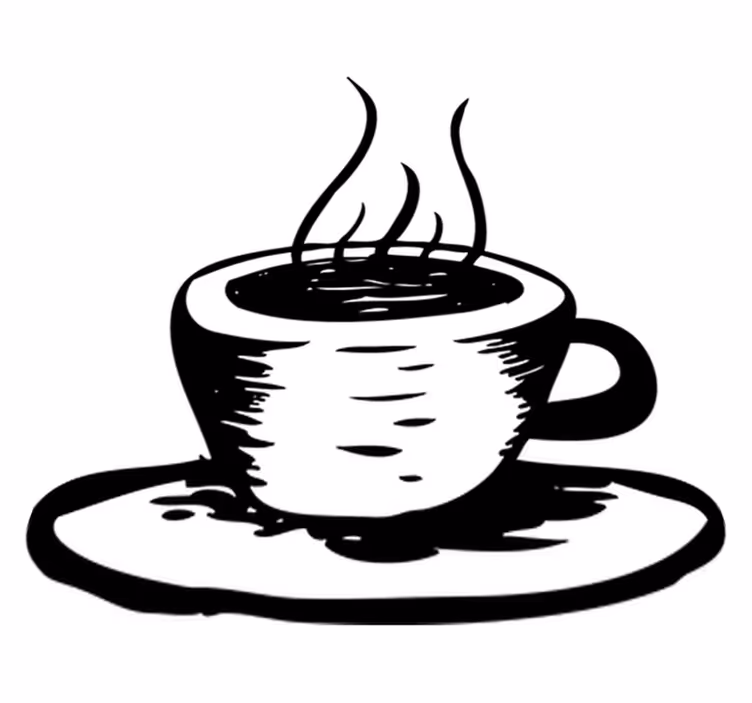 Covor de vinil pentru bucătărie cafea cu lapte - TenStickers