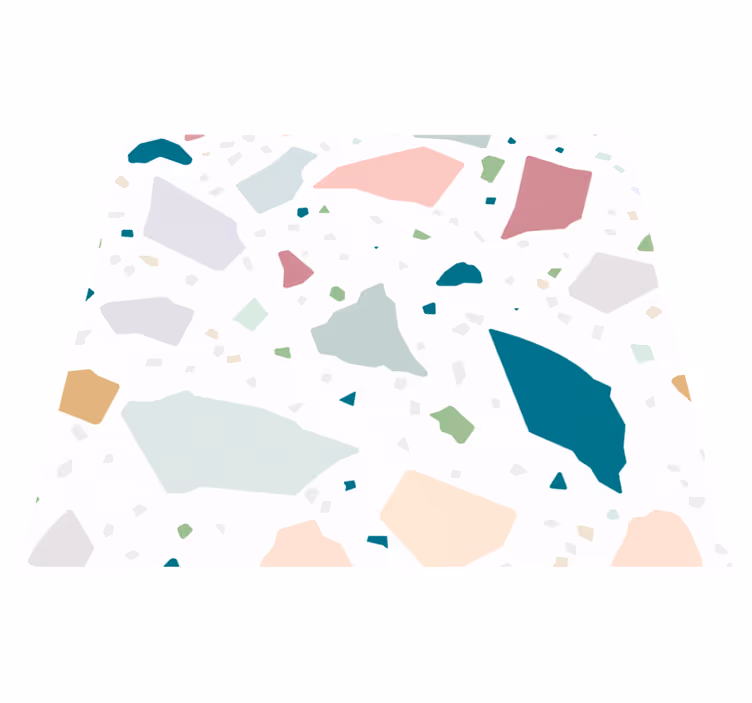 Covor de vinil pentru bucătărie model terrazzo mediteranean - TenStickers