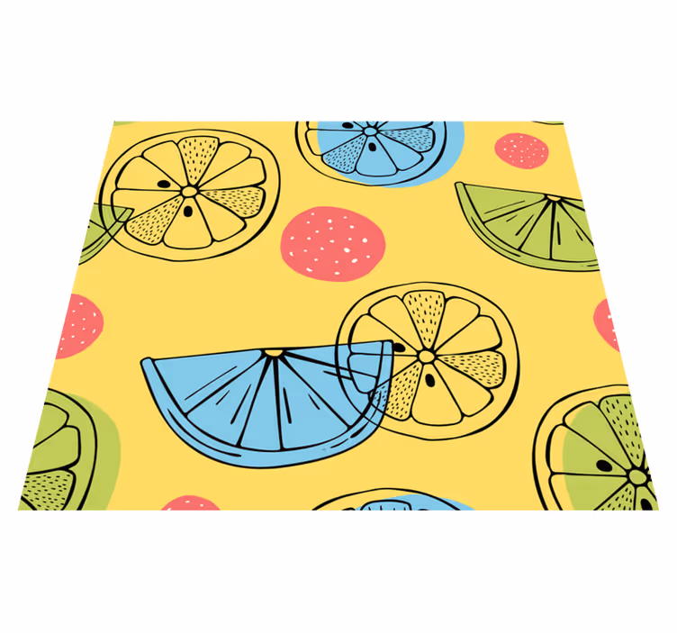 Covor de vinil pentru bucătărie fructe citrice - TenStickers