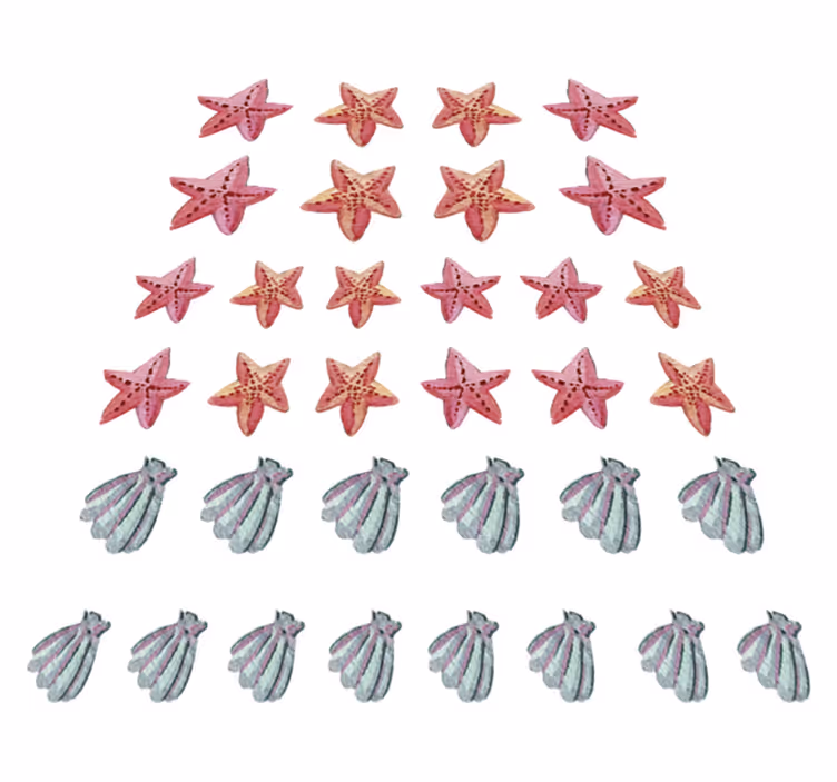 Covor de vinil pentru baie stea de mare - TenStickers