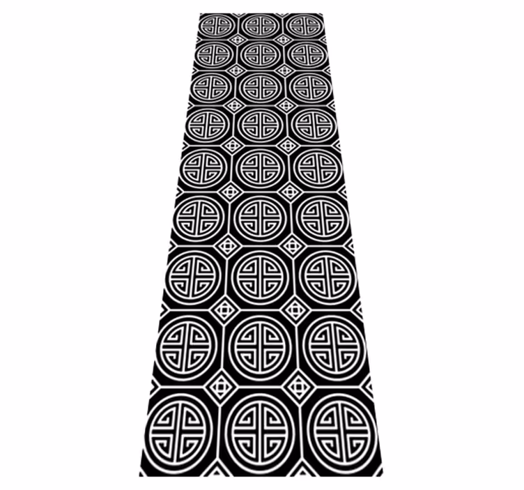 Covor de vinil pentru baie stil minimalist japonez - TenStickers
