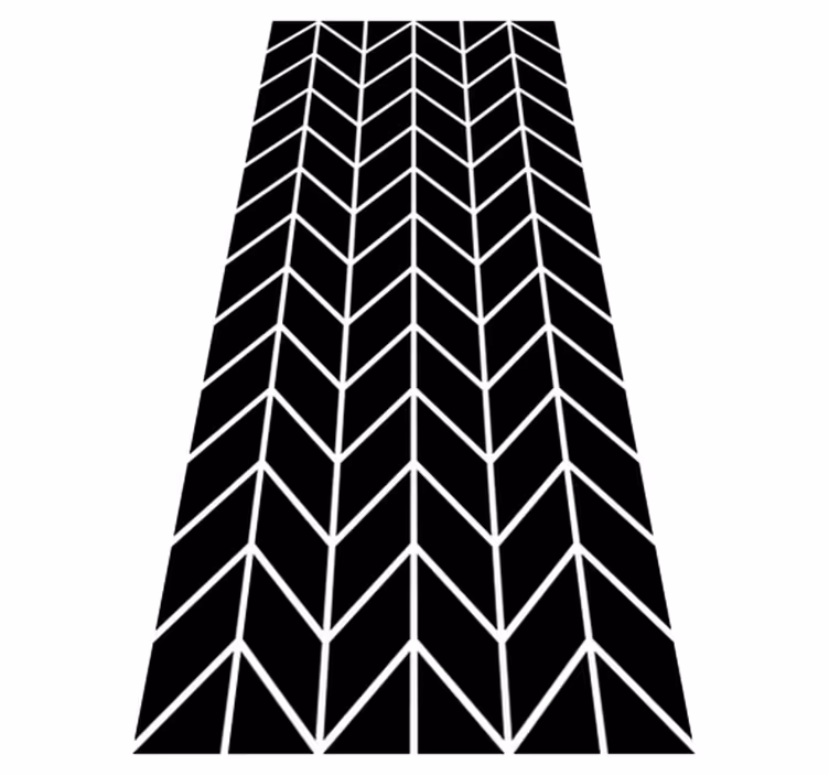 Covor de vinil pentru baie săgeți geometrice - TenStickers