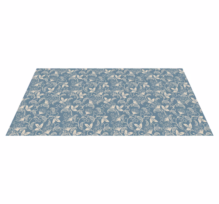Covor vinil flori și plante model floral - TenStickers