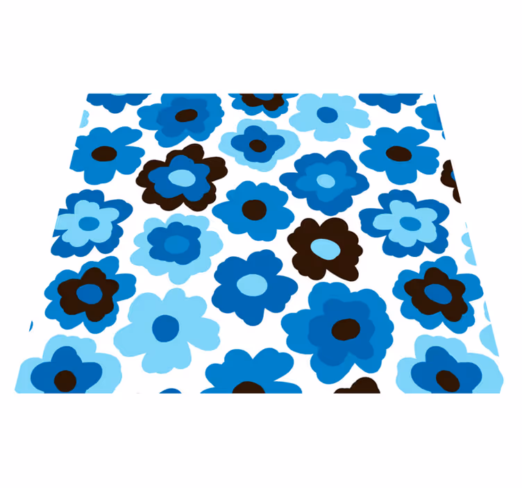 Covor vinil dormitor mac albastru - TenStickers