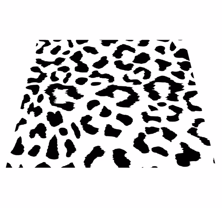 Covor vinil print animalier leopard simplu - TenStickers