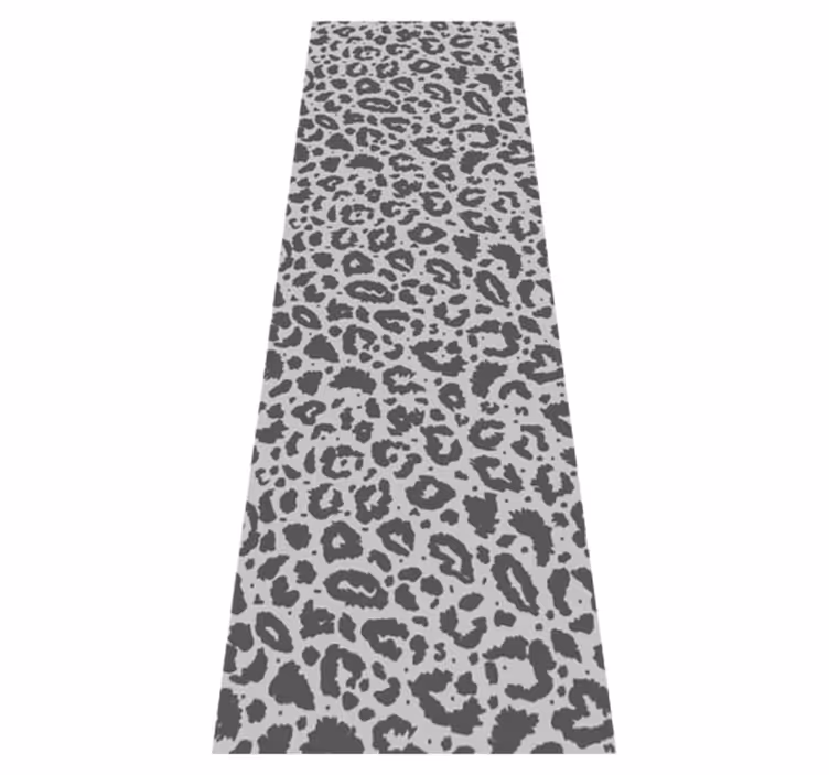 Covor vinil print animalier leopard gri clasic - TenStickers