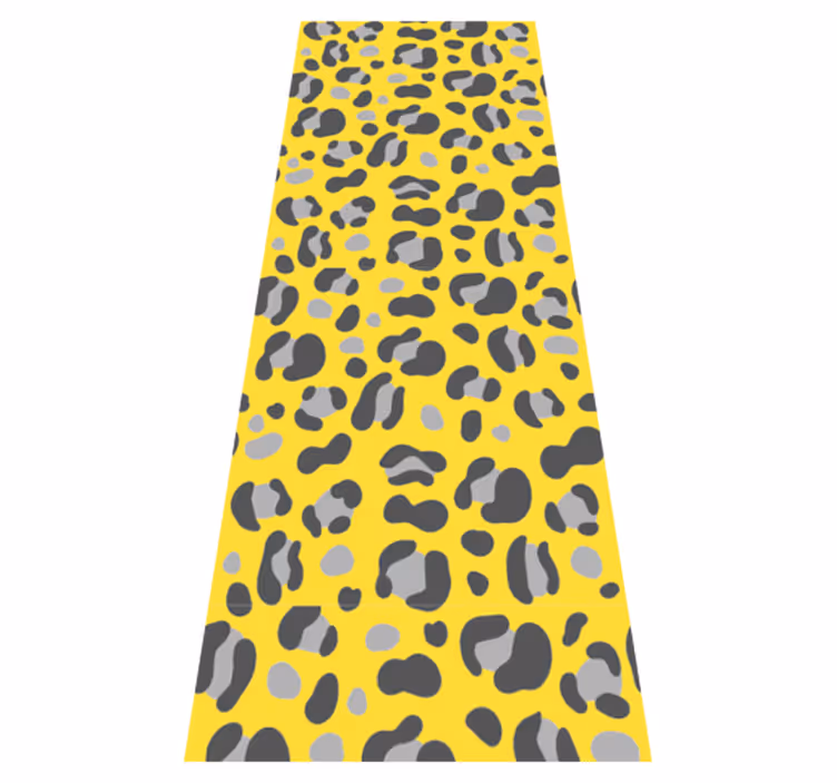 Covor vinil print animalier imprimeu leopard pantone - TenStickers