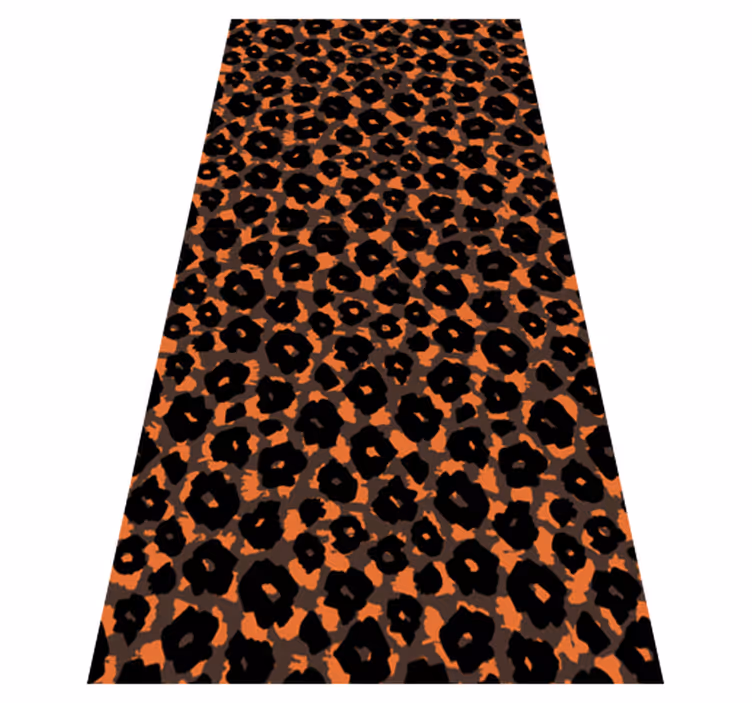 Covor vinil print animalier imitație leopard kalahari - TenStickers