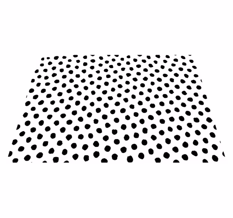 Covor vinil print animalier dalmațian alb-negru - TenStickers