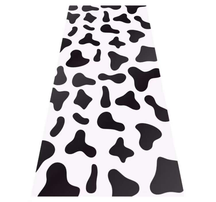 Covor vinil print animalier imprimeu vacă - TenStickers