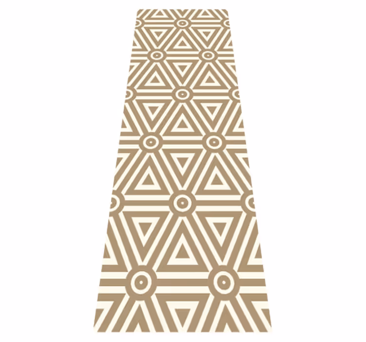 Covor de vinil geometric design retro vintage - TenStickers