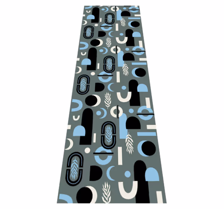Covor de vinil geometric fundal geometric cu formă abstractă - TenStickers