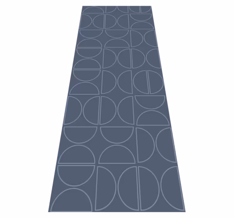 Covor de vinil geometric curba simetrică rasch - TenStickers
