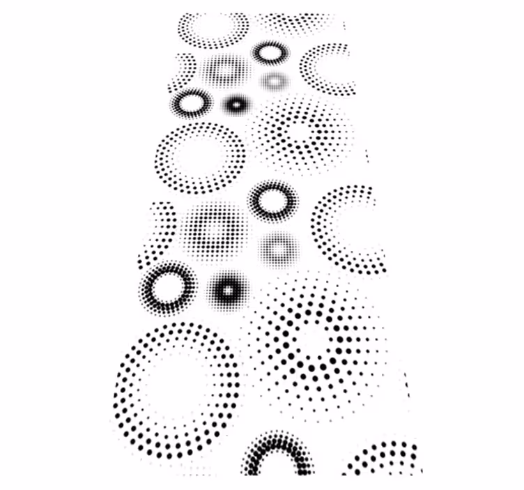 Covor de vinil geometric buline continue - TenStickers