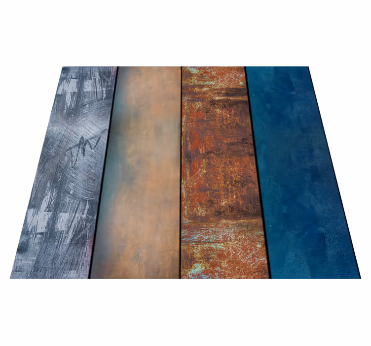 Covor vinil dormitor panouri texturate abstracte - TenStickers