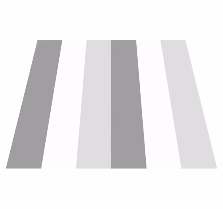 Covor vinil dormitor dungi verticale gri clasice - TenStickers