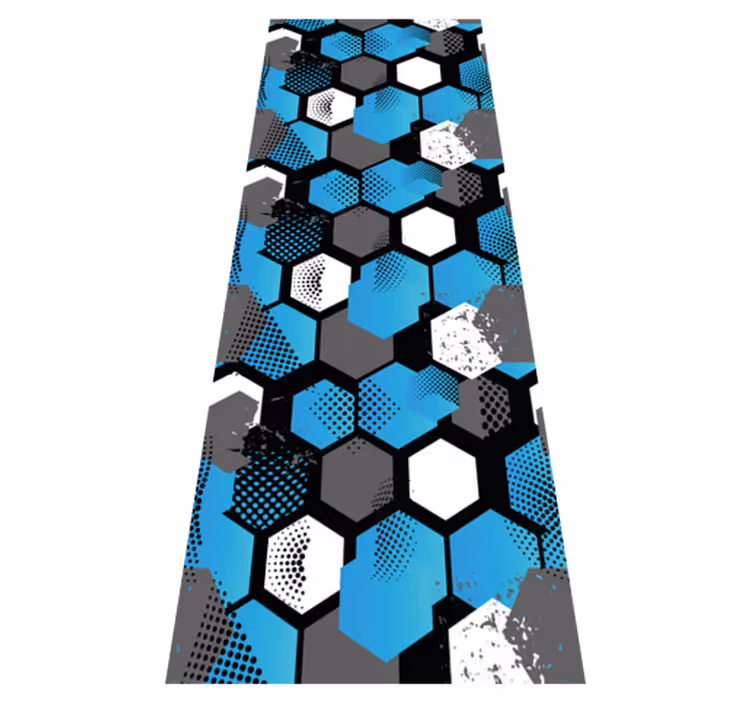 Covor vinil dormitor fundal fotbal abstract gradient - TenStickers