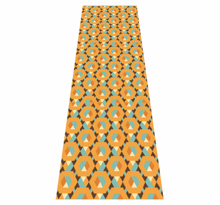 Covor vinil dormitor forme geometrice calme - TenStickers