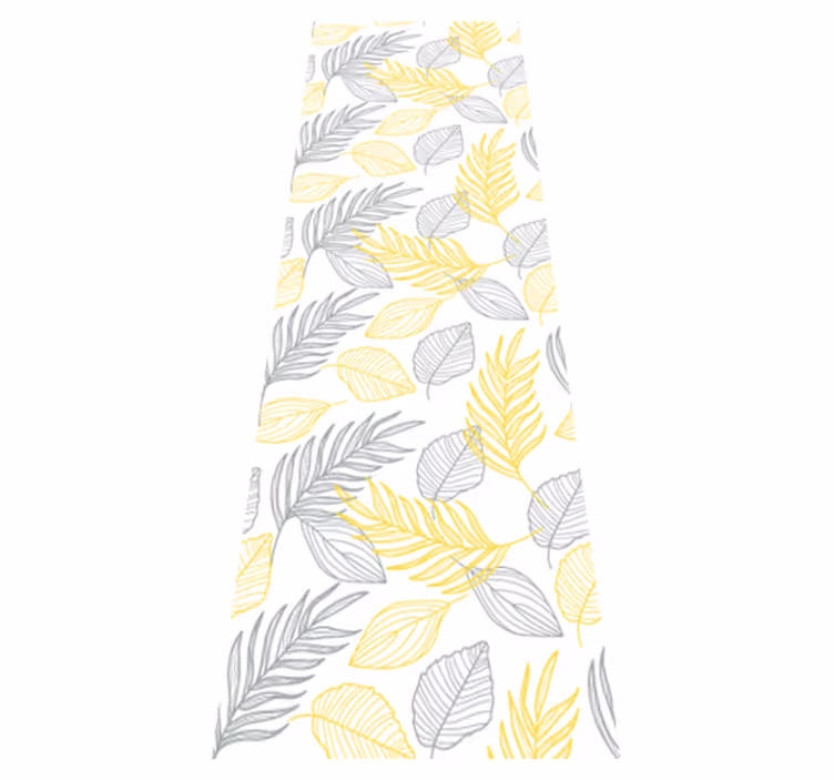 Covor vinil dormitor frunze pantone - TenStickers