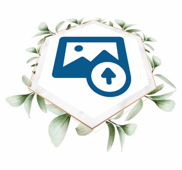 Covor vinil cu aspect de natura femeie cu frunze - TenStickers