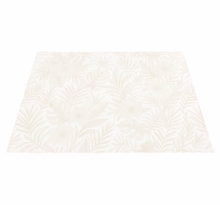Covor vinil dormitor tropical neutru - TenStickers