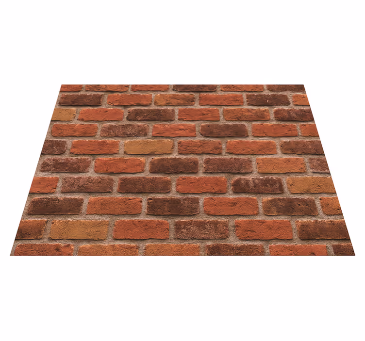 Covor vinil dormitor piatră cărămidă rustică - TenStickers