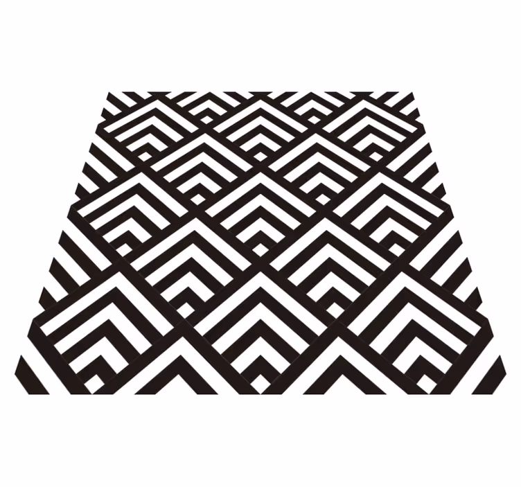Covor de vinil geometric diamante - TenStickers